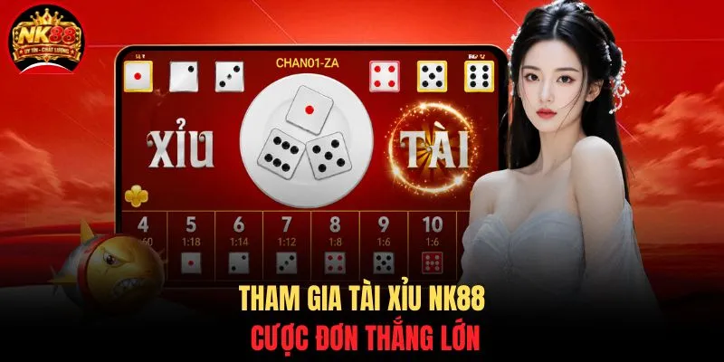 Tài Xỉu NK88 - Game Đổi Thưởng Uy Tín Dễ Chơi Nhất 3 Tham gia tài xỉu NK88 cược đơn thắng lớn