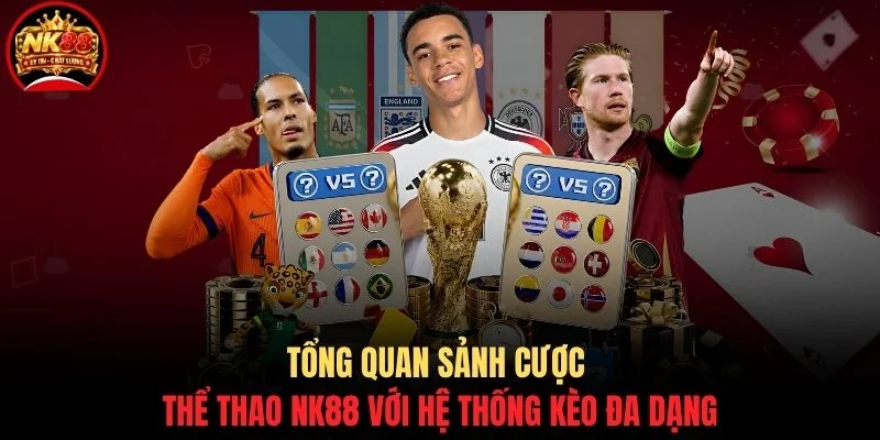 Thể thao NK88 1 Tổng quan sảnh cược thể thao NK88 với hệ thống kèo đa dạng